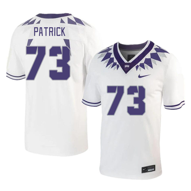 Men #73 Willis Patrick TCU Horned Frogs 2023 College Footbal Jerseys Stitched-White